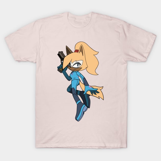 Zero Suit Whisper T-Shirt by Firestorm Fox